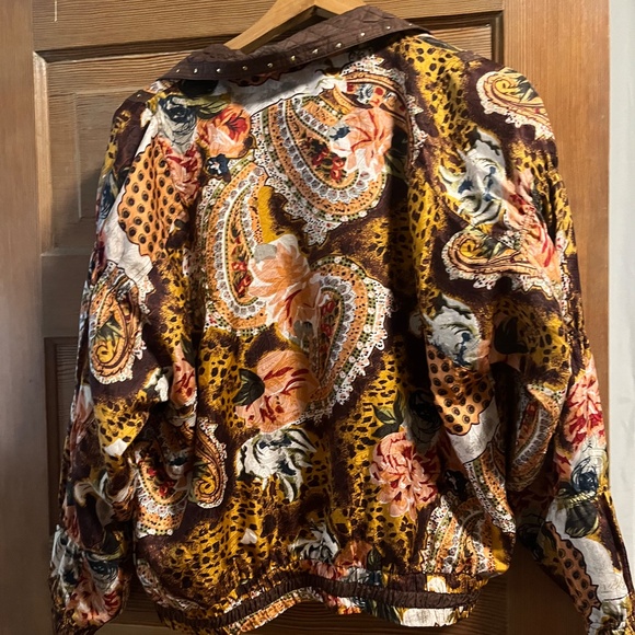 Vintage silk mureli jacket / Size S - Picture 2 of 4